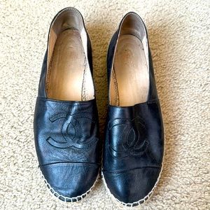 Chanel Espadrilles- Black